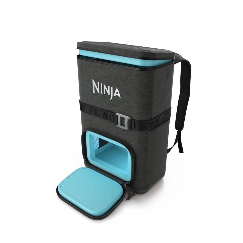 Nevera portátil tipo mochila Ninja con zona fría y seca