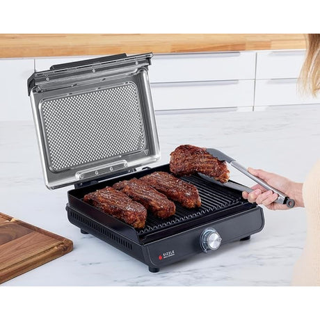 Cocción en casa con parrilla Ninja Sizzle