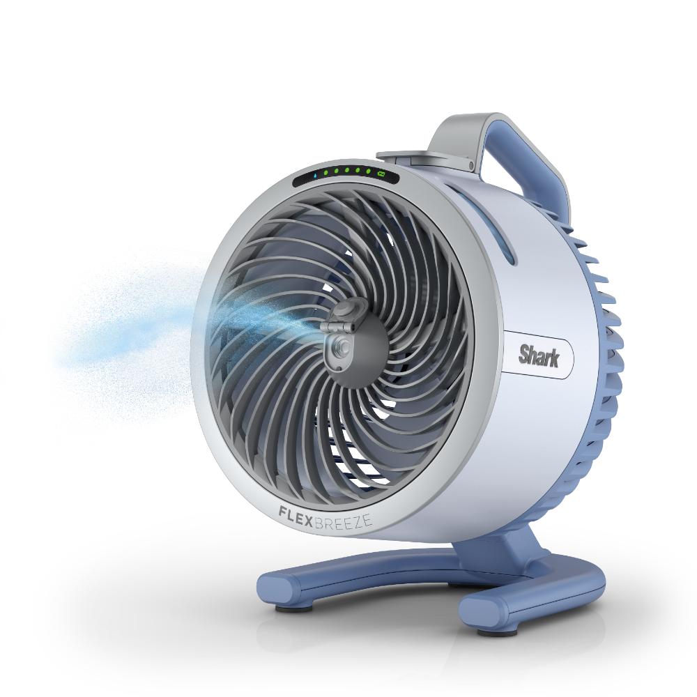 Ventilador portátil Shark para camping y exterior