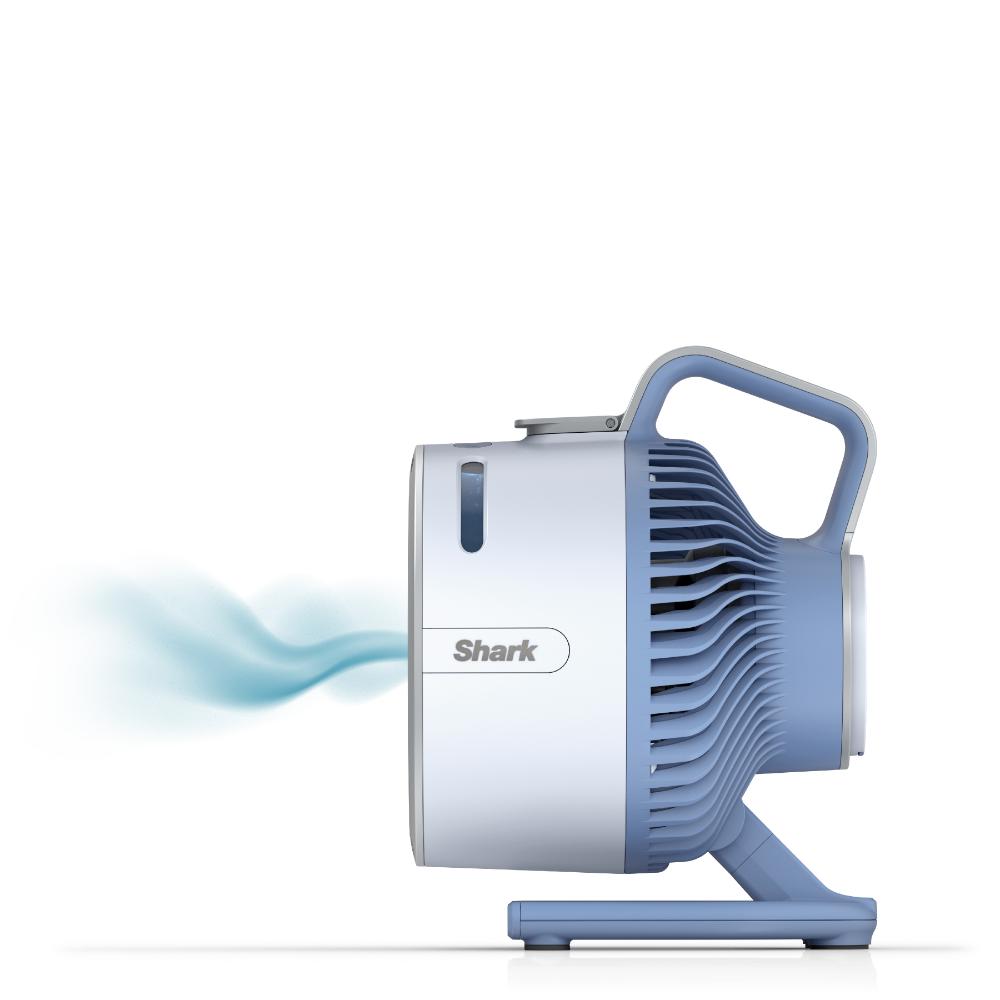 Ventilador Shark HydroGo con batería recargable y nebulización evaporativa