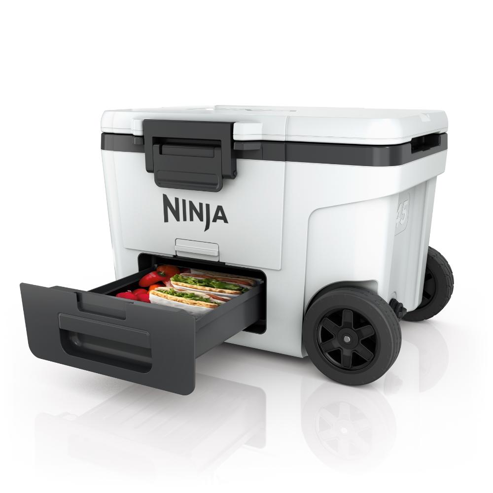 Ninja FrostVault™ 45qt Wheeled Cooler with Dry Zone (Cloud White)