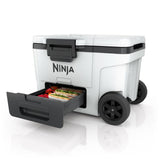Ninja FrostVault™ 45qt Wheeled Cooler with Dry Zone (Cloud White)