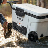Ninja FrostVault™ 45qt Wheeled Cooler with Dry Zone (Cloud White)