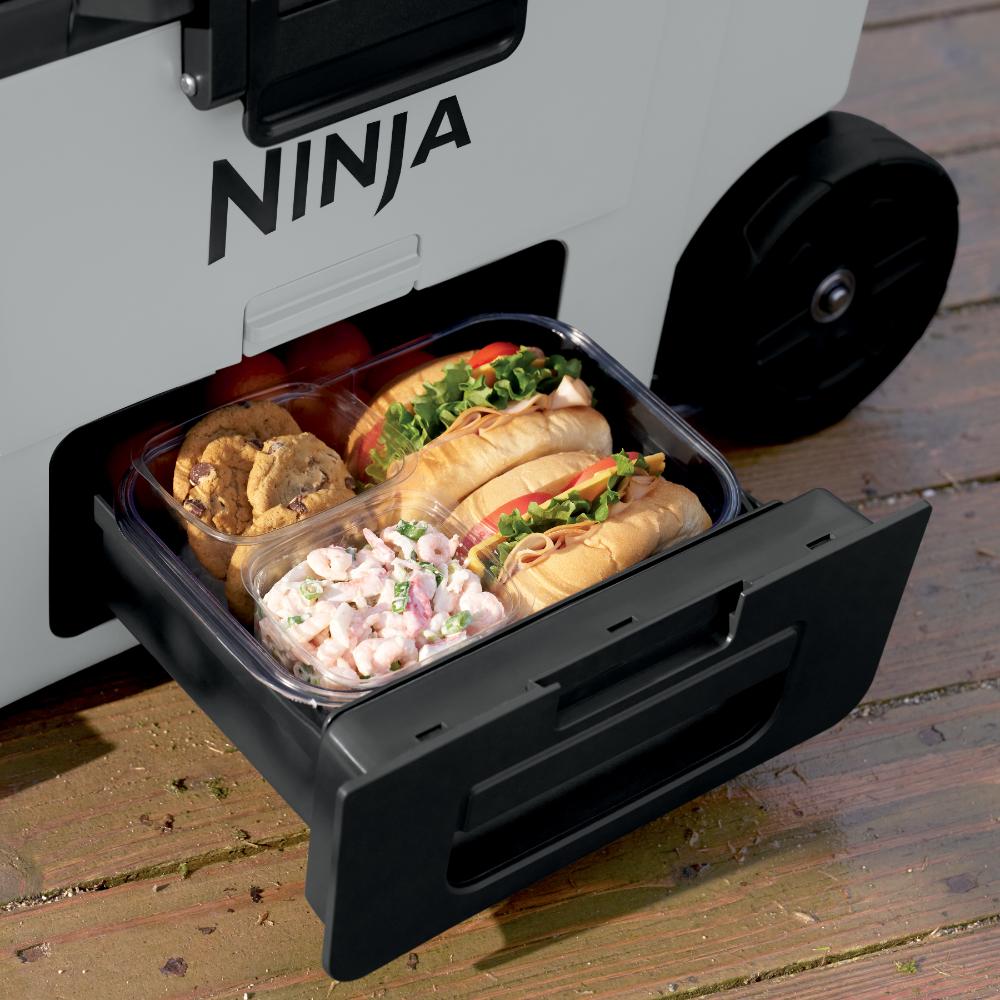 Ninja FrostVault™ 45qt Wheeled Cooler with Dry Zone (Cloud White)