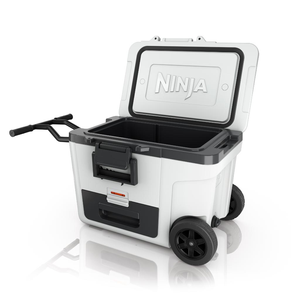Ninja FrostVault™ 45qt Wheeled Cooler with Dry Zone (Cloud White)