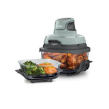 Ninja Crispi 4-in-1 Portable Glass Air Fryer Cooking System GREY FN101LAAGY