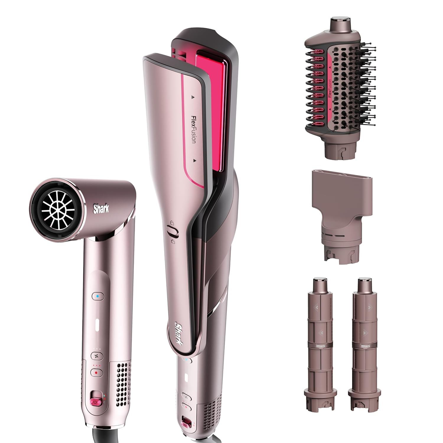 SHANK SHARK BIG SWEAT グレー　サイズL Shark FlexFusion 5 in 1 Air Styler Straightener + Brush Set