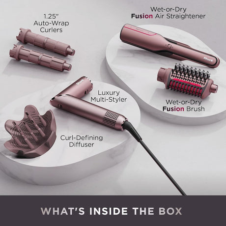 Shark FlexFusion moldeando cabello sin daño